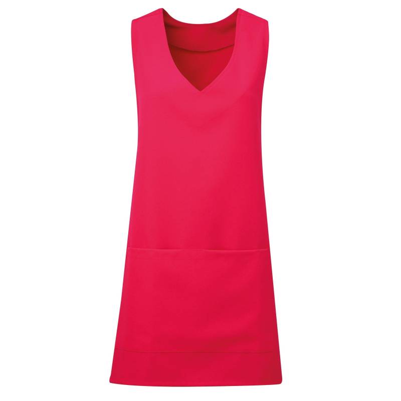 Wickel Tunic Schürze Damen Pink L von PREMIER