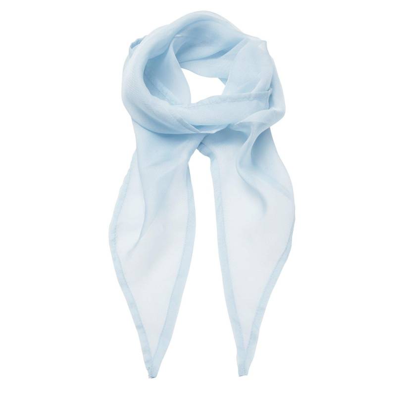 PREMIER - Chiffon Halstuch, für Damen, Hellblau, One Size von PREMIER