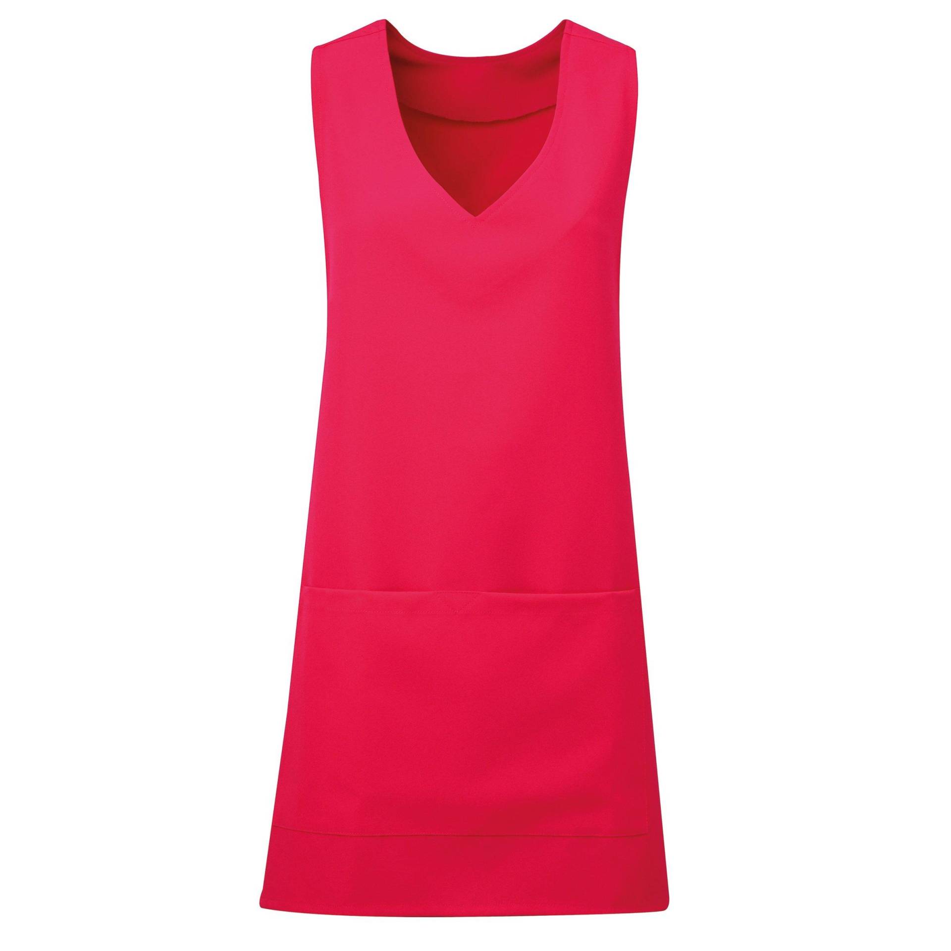 Wickel Tunic Schürze Damen Pink S/M von PREMIER