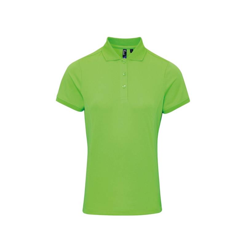 Coolchecker Piqué Poloshirt Polohemd, Kurzarm Damen Grün M von PREMIER