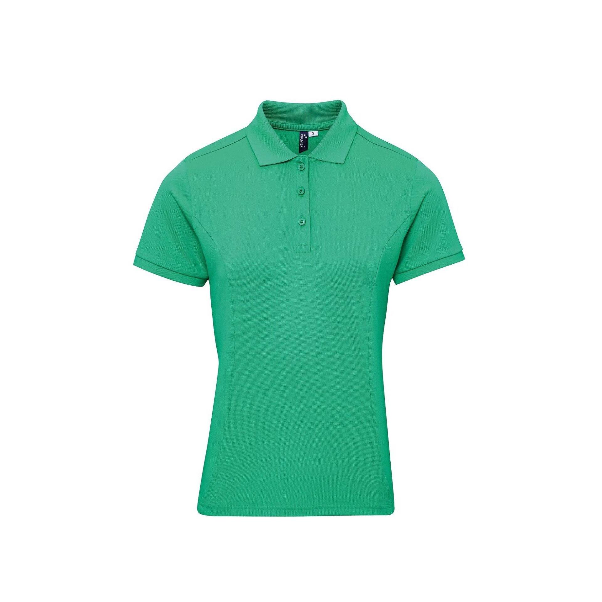 Poloshirt Coolchecker Mit Coolplus Damen Grün L von PREMIER