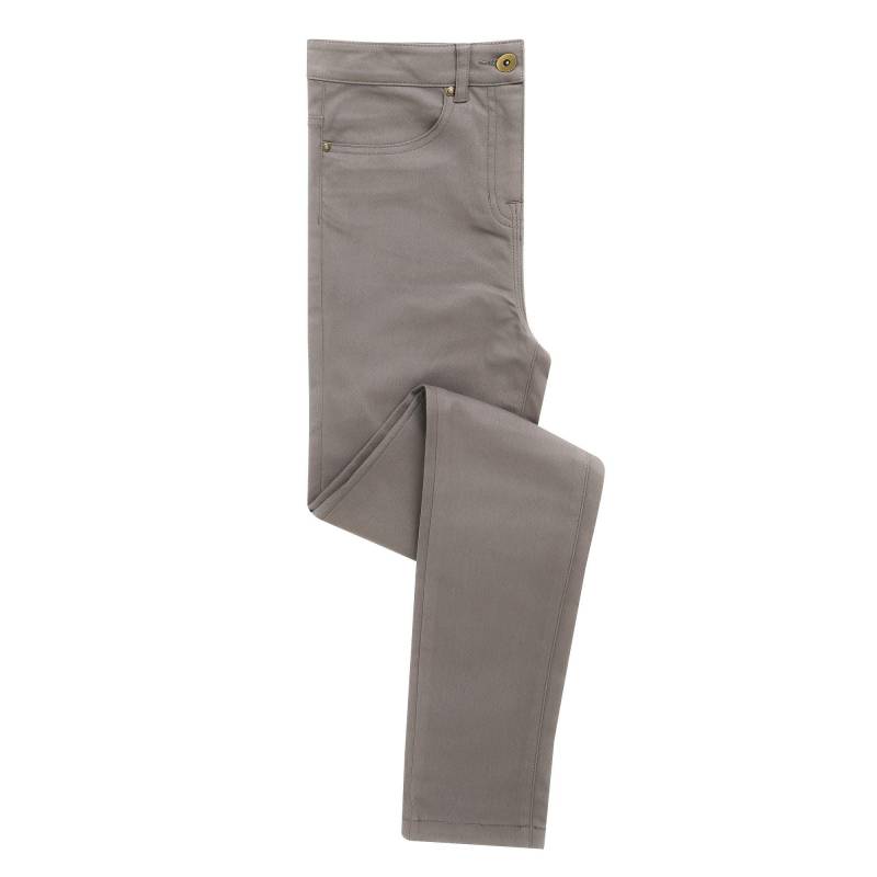 PREMIER - Performance Chinohose, für Damen, Grau, Größe 36 L von PREMIER