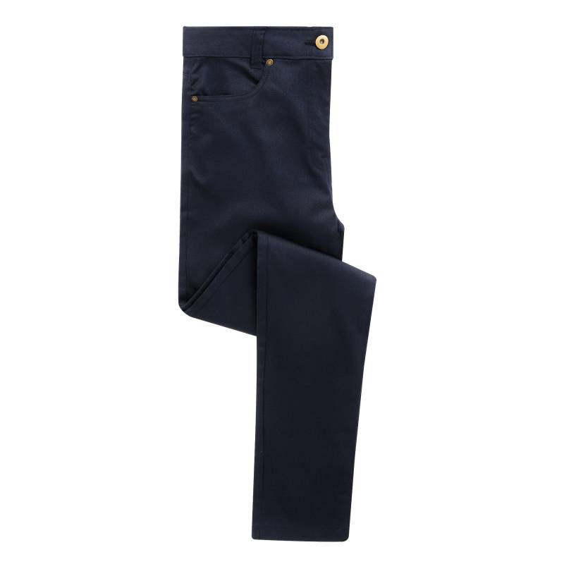 PREMIER - Performance Chinohose, für Damen, Marine, Größe 34L von PREMIER