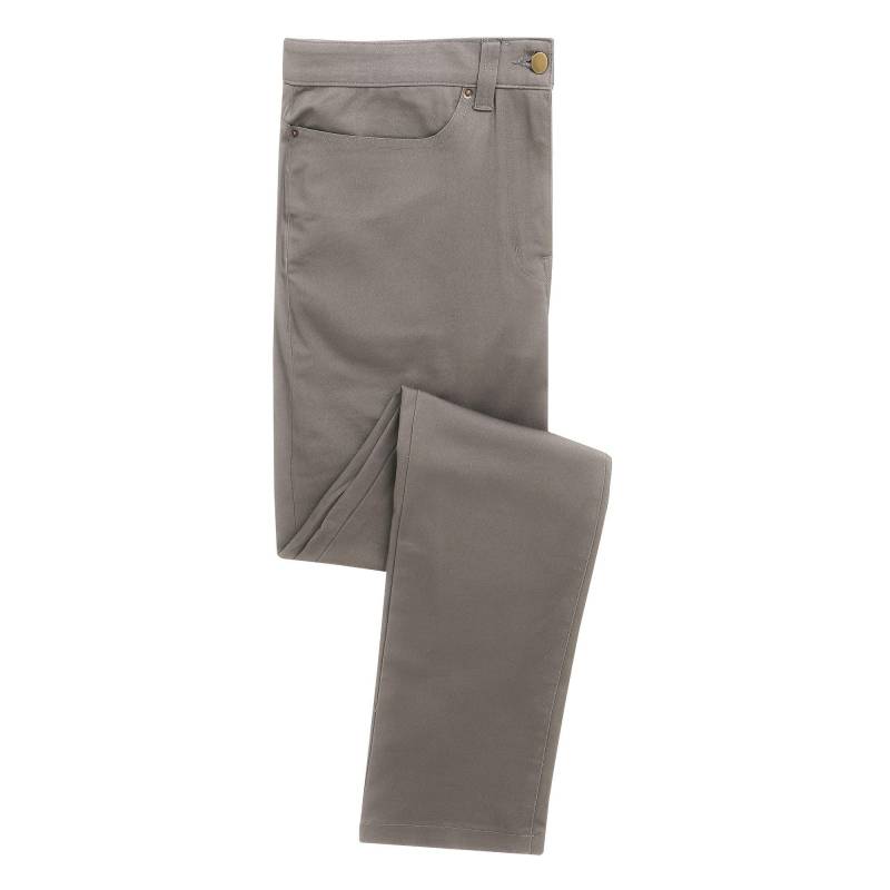 Performance-chinos Herren Grau W36 von PREMIER