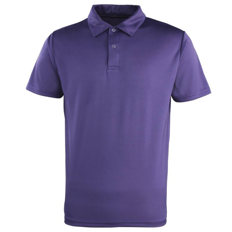 Poloshirt Coolchecker Damen Lila 3XL von PREMIER