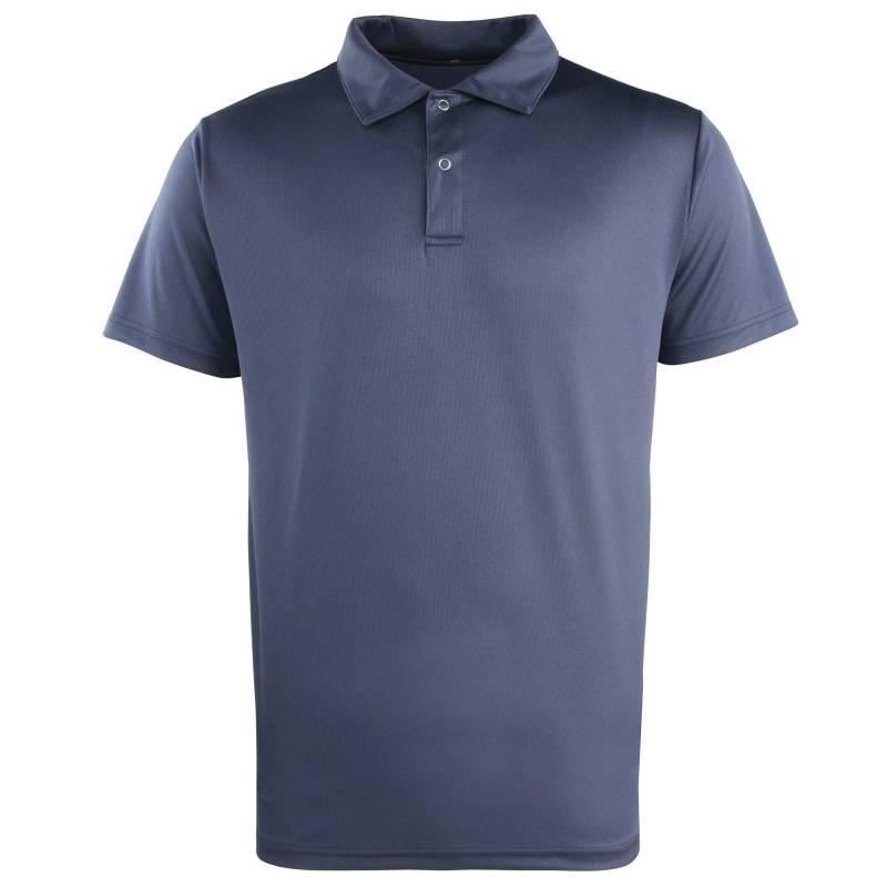 PREMIER - PoloShirt Coolchecker, für Damen, Marine, Größe L von PREMIER