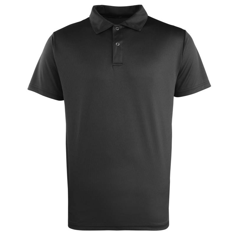 PREMIER - PoloShirt Coolchecker, für Damen, Schwarz, Größe S von PREMIER