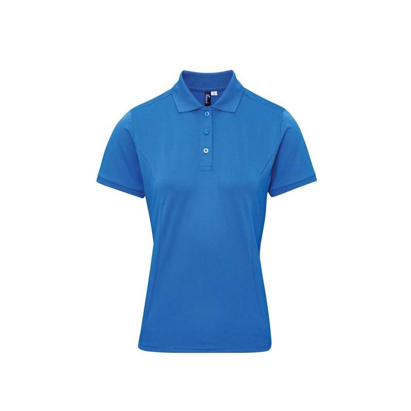 PREMIER - Poloshirt, für Damen, Blau, Größe L von PREMIER