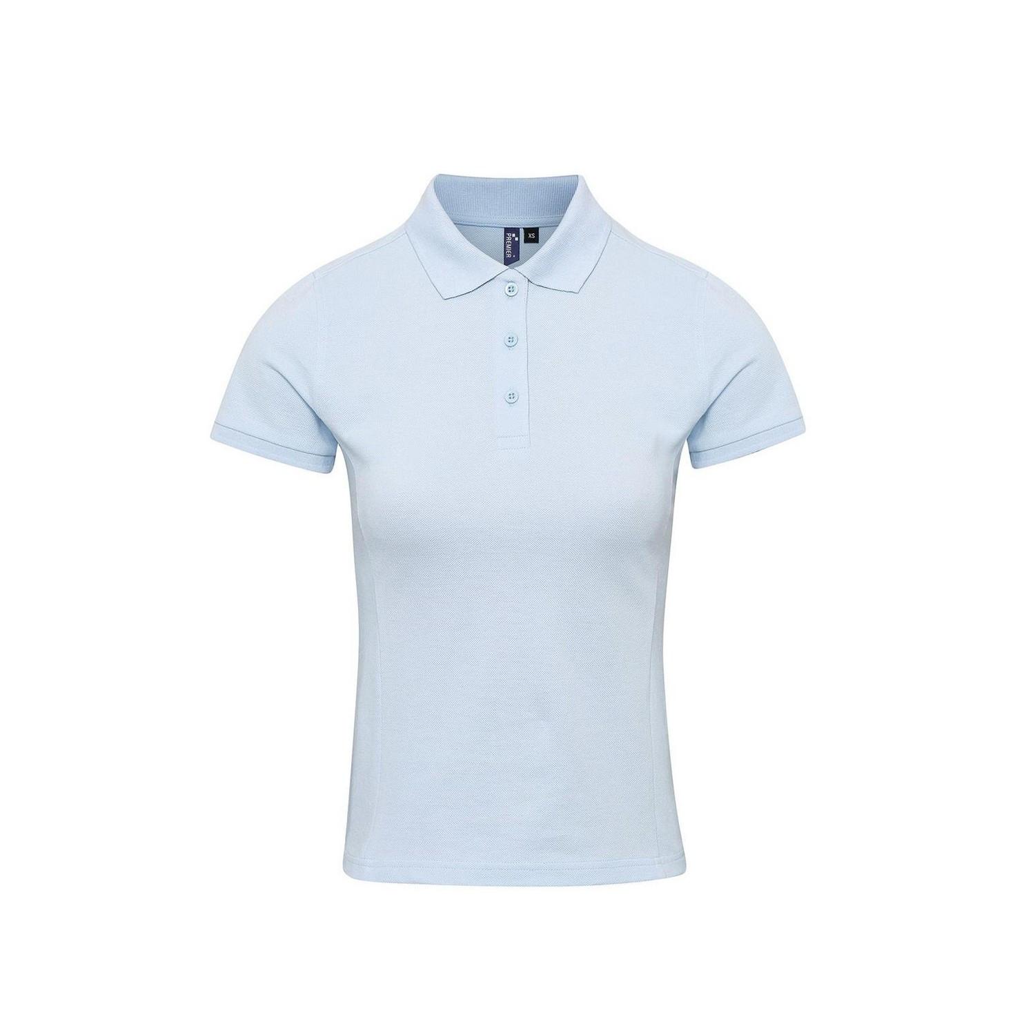 Poloshirt Damen Hellblau XXL von PREMIER