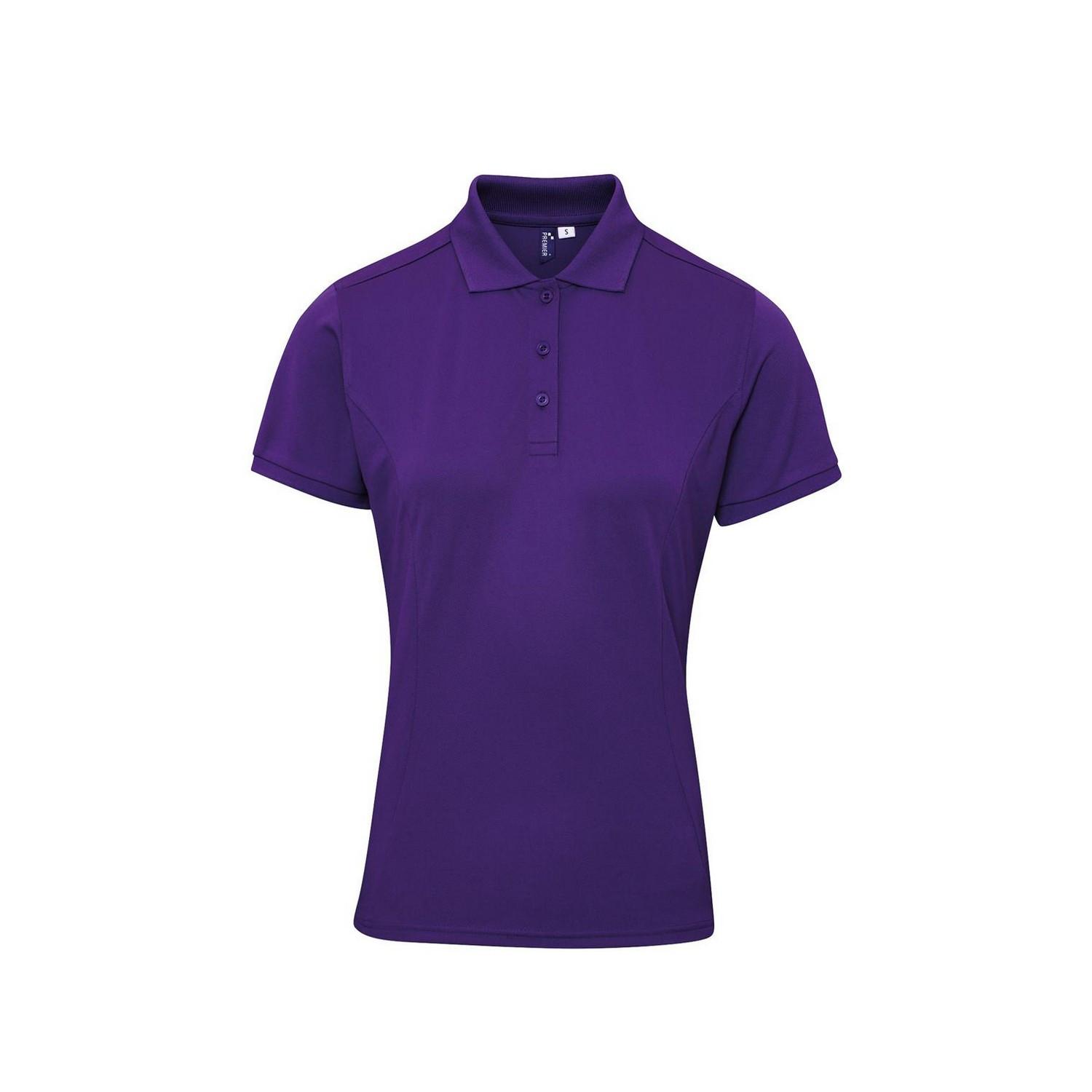 Poloshirt Damen Lila S von PREMIER