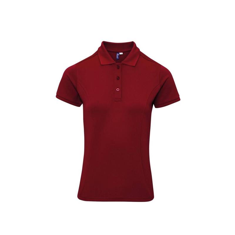 PREMIER - Poloshirt, für Damen, Weinrot, Größe M von PREMIER