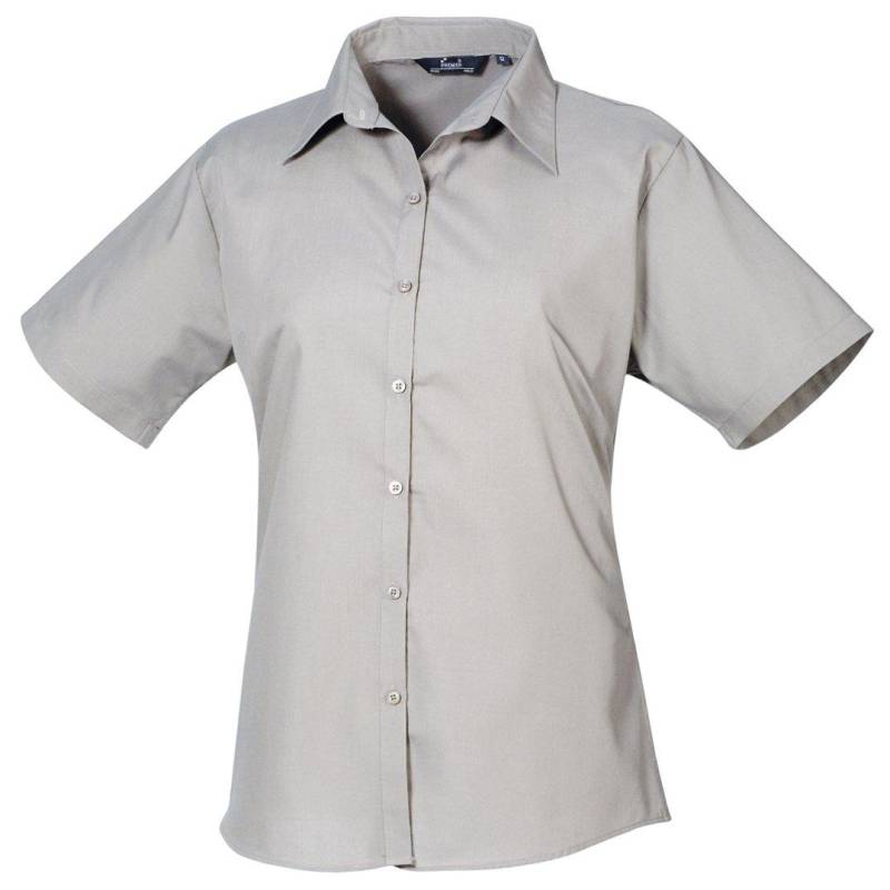 PREMIER - Popeline Bluse, für Damen, Silber, Größe 52 von PREMIER