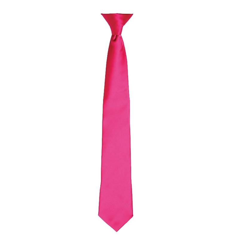 Satinkrawatte Zum Anklipsen (2 Stückpackung) Herren Pink ONE SIZE von PREMIER