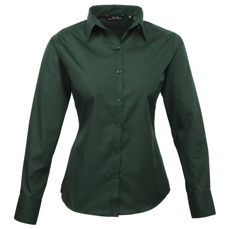 PREMIER - Bluse Langärmlig, für Damen, Dunkelgrün, Größe 50 von PREMIER