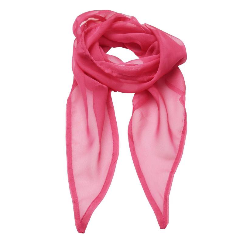 PREMIER - Chiffon Halstuch, für Damen, Fuchsia, One Size von PREMIER