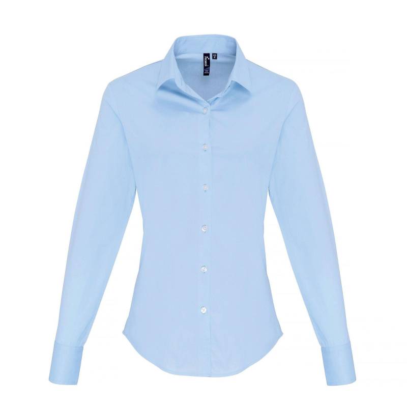 Bluse Langärmlig Damen Blau XL von PREMIER