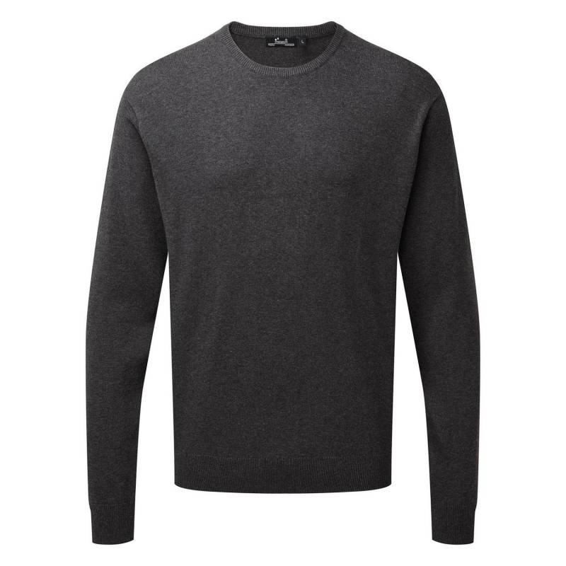 Sweatshirt Rundhalsausschnitt Herren Charcoal Black XXS von PREMIER