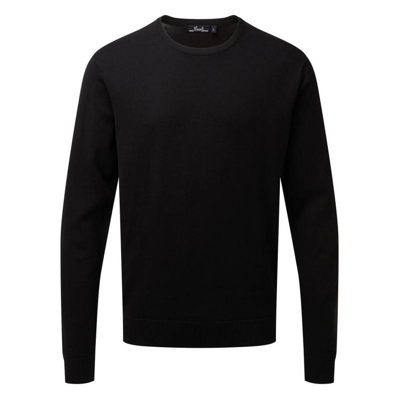 PREMIER - Sweatshirt Rundhalsausschnitt, für Herren, Schwarz, Größe 4XL von PREMIER