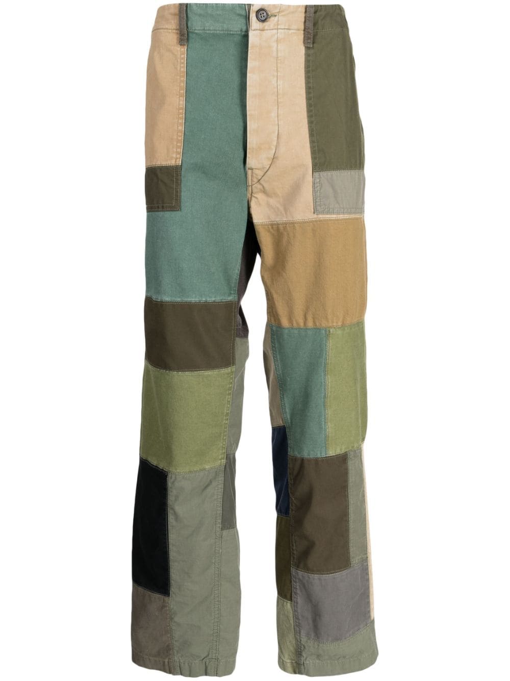 PRESIDENT'S patchwork wide-leg trousers - Multicolour von PRESIDENT'S