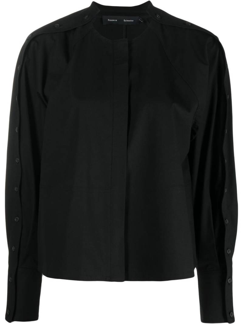 Proenza Schouler buttoned long-sleeve blouse - Black von Proenza Schouler