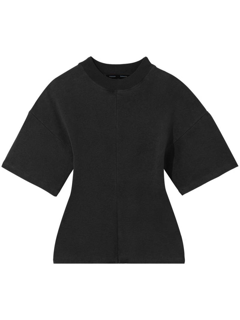 Proenza Schouler cotton waisted T-shirt - Black von Proenza Schouler