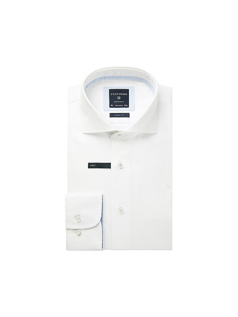 PROFUOMO Business Hemd weiss | 37 von PROFUOMO