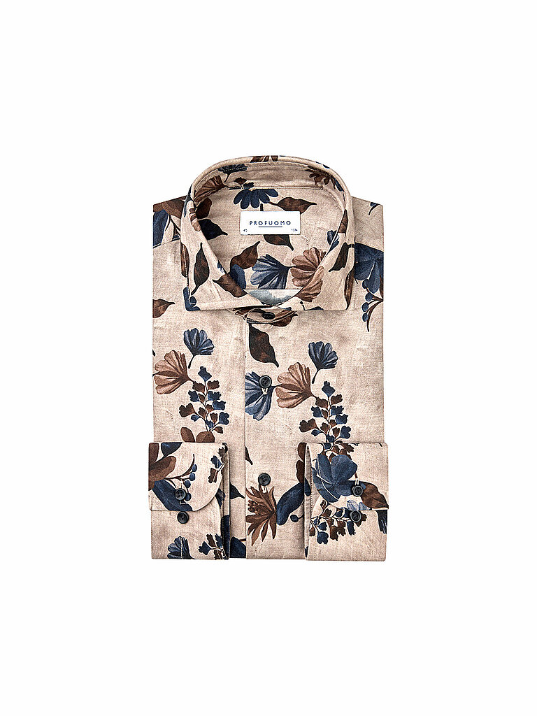 PROFUOMO Hemd Slim Fit beige | 39 PROFUOMO Hemd Slim Fit beige | 39 von PROFUOMO