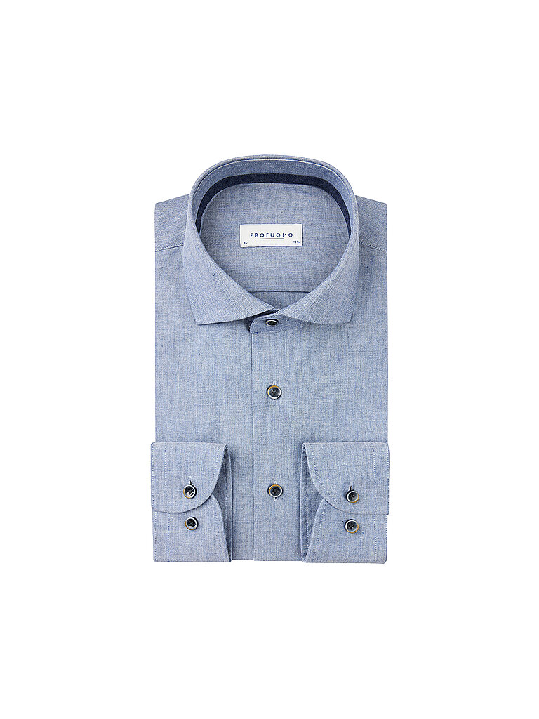 PROFUOMO Hemd Slim Fit  blau | 37 von PROFUOMO