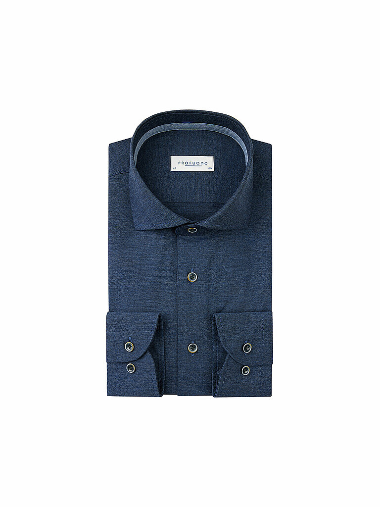 PROFUOMO Hemd Slim Fit  dunkelblau | 39 von PROFUOMO