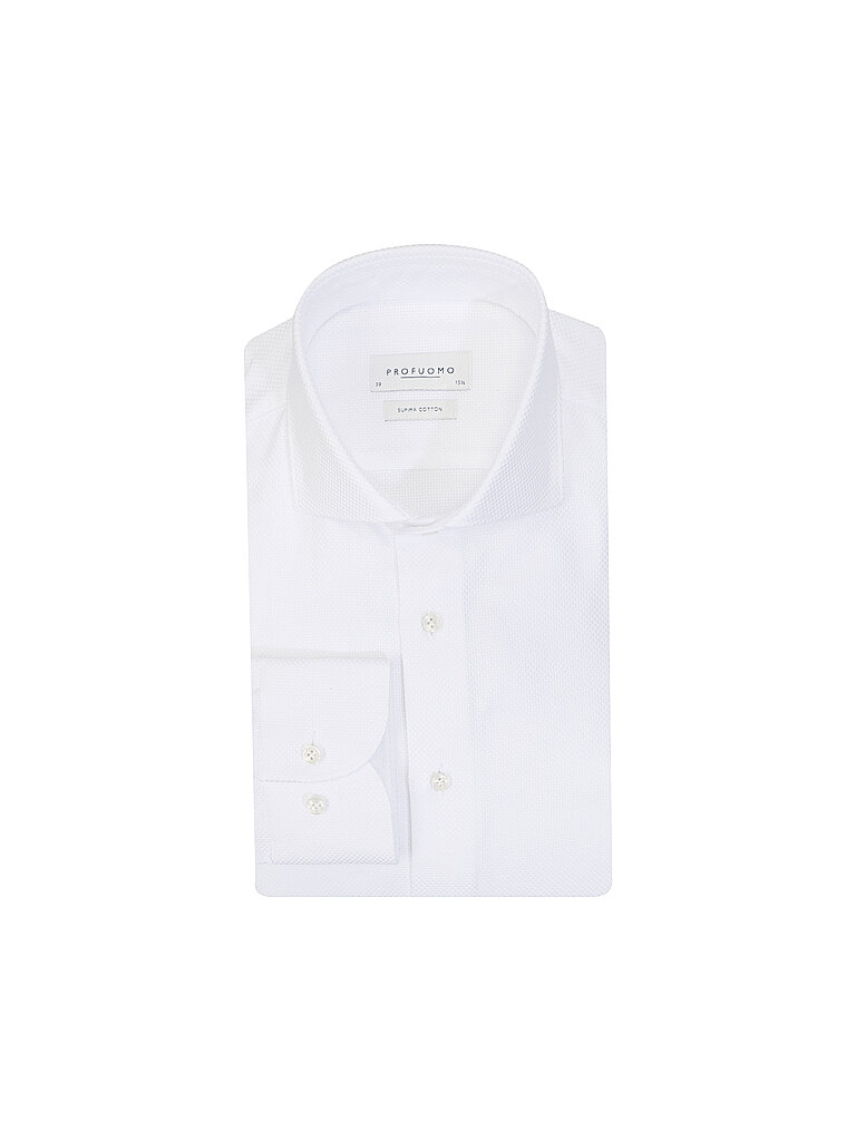 PROFUOMO Hemd Slim Fit weiss | 37 von PROFUOMO