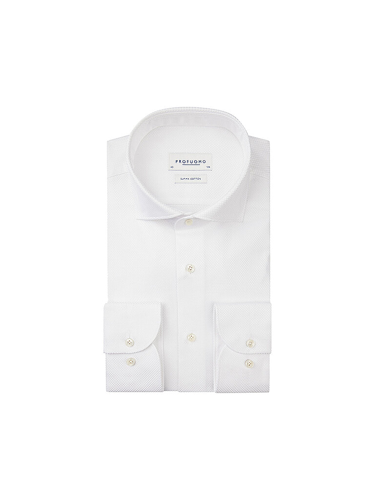 PROFUOMO Hemd Slim Fit weiss | 38 von PROFUOMO