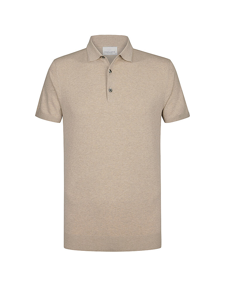 PROFUOMO Poloshirt  beige | L von PROFUOMO