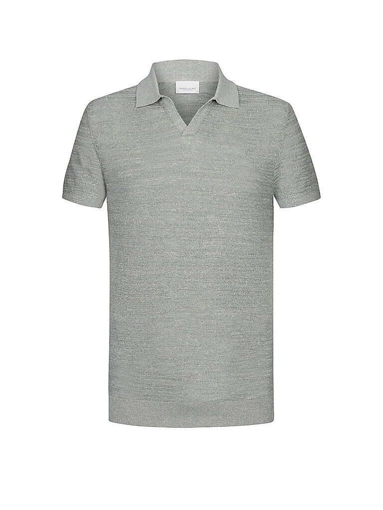 PROFUOMO Poloshirt  hellgrau | L von PROFUOMO