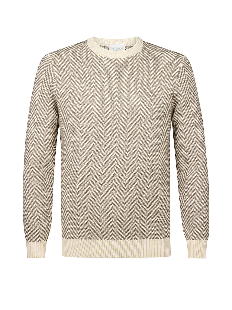 PROFUOMO Pullover beige | L von PROFUOMO