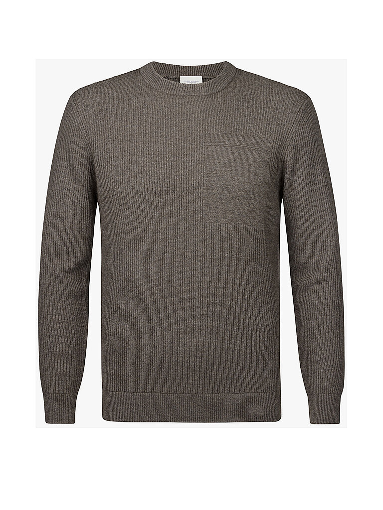 PROFUOMO Pullover braun | M von PROFUOMO