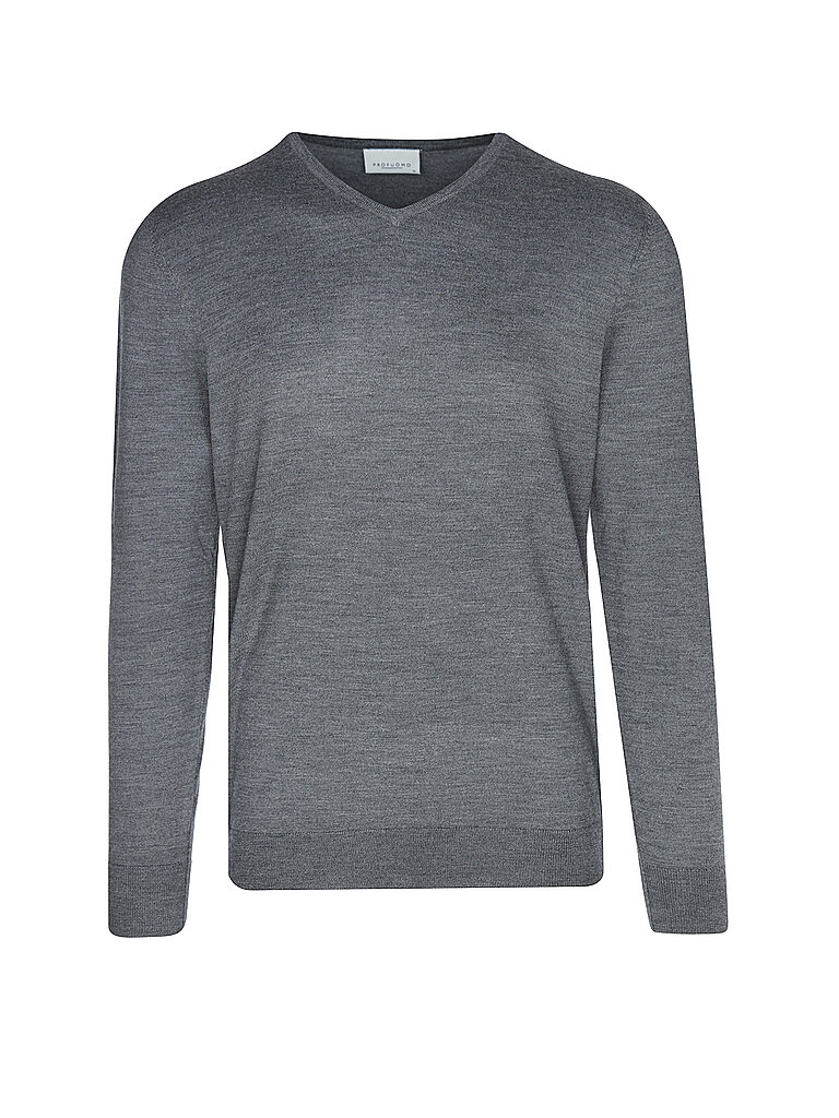 PROFUOMO Pullover grau | L von PROFUOMO