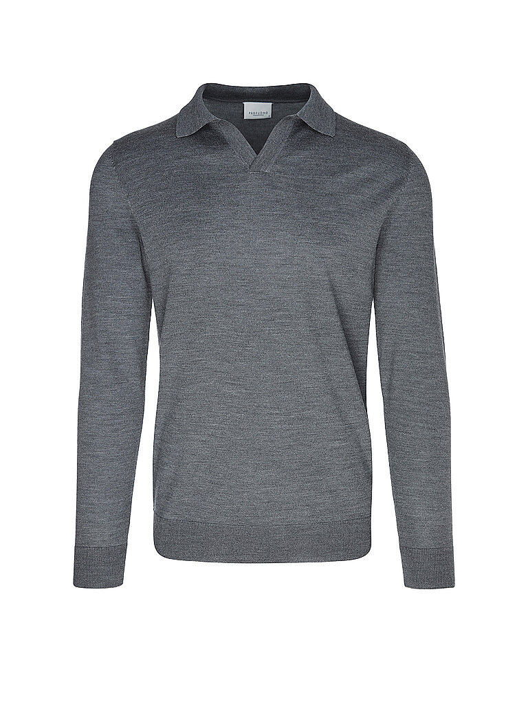 PROFUOMO Pullover grau | L von PROFUOMO