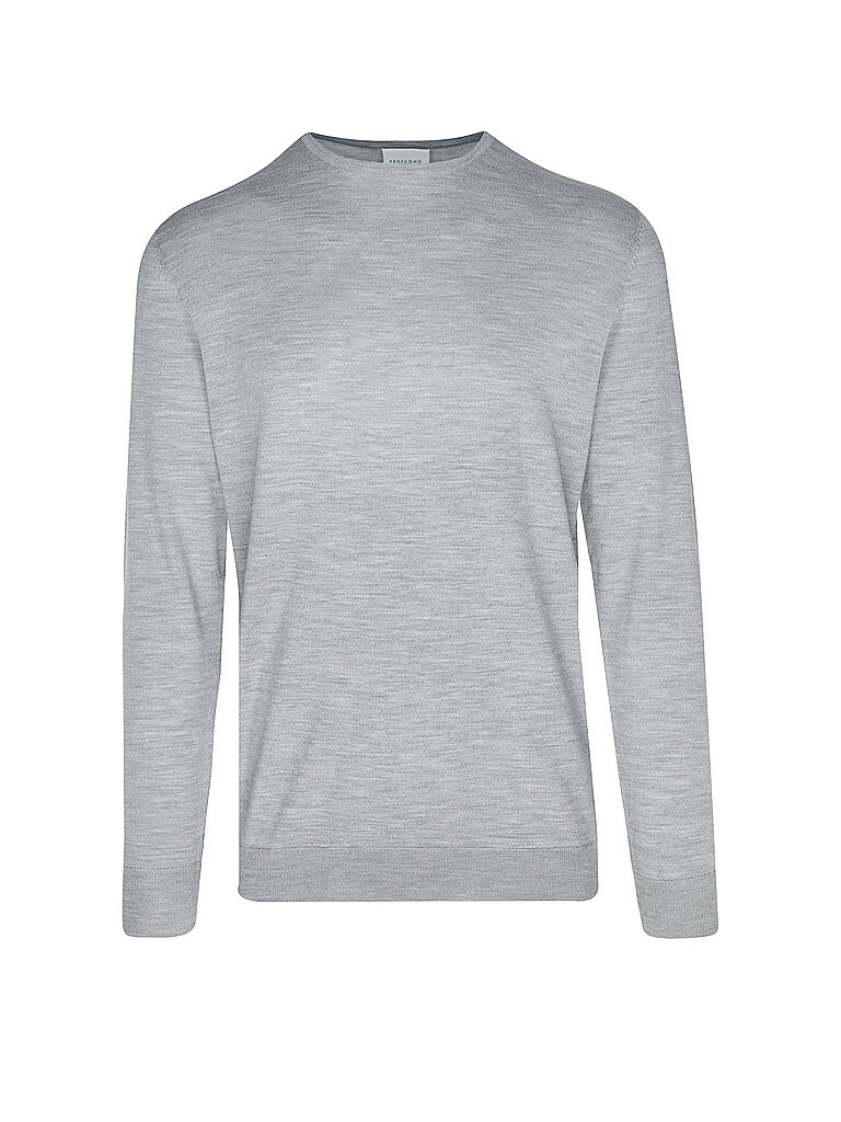 PROFUOMO Pullover hellgrau | L von PROFUOMO