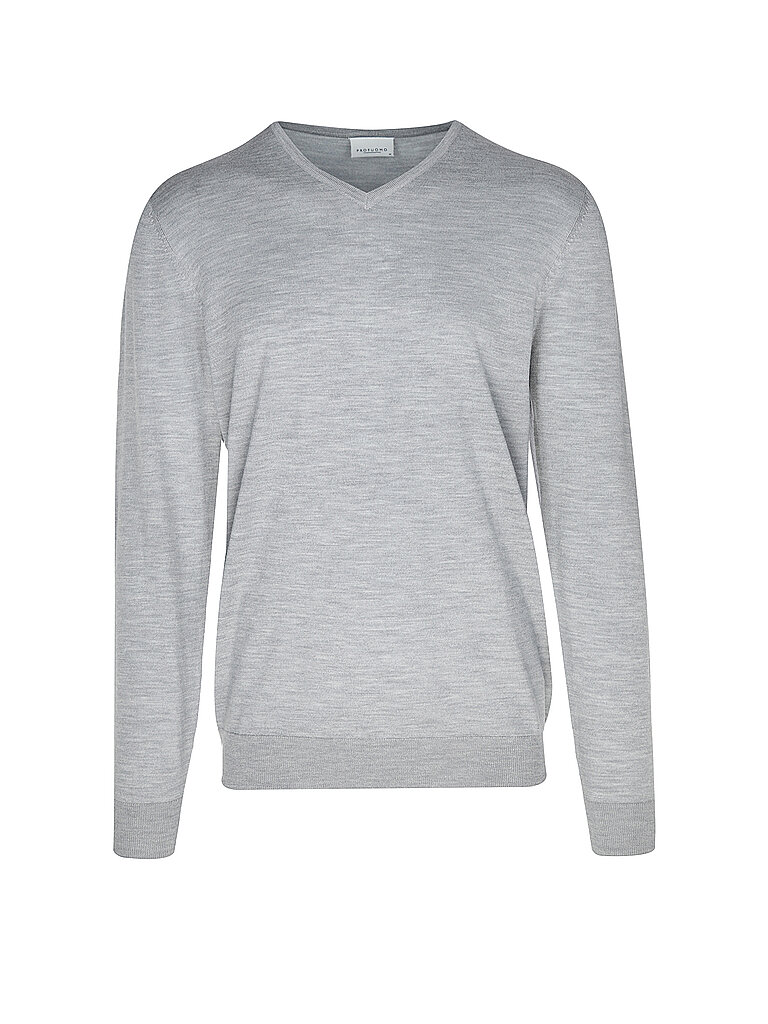 PROFUOMO Pullover hellgrau | L von PROFUOMO