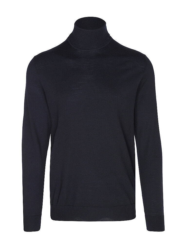 PROFUOMO Rollkragenpullover  dunkelblau | L von PROFUOMO