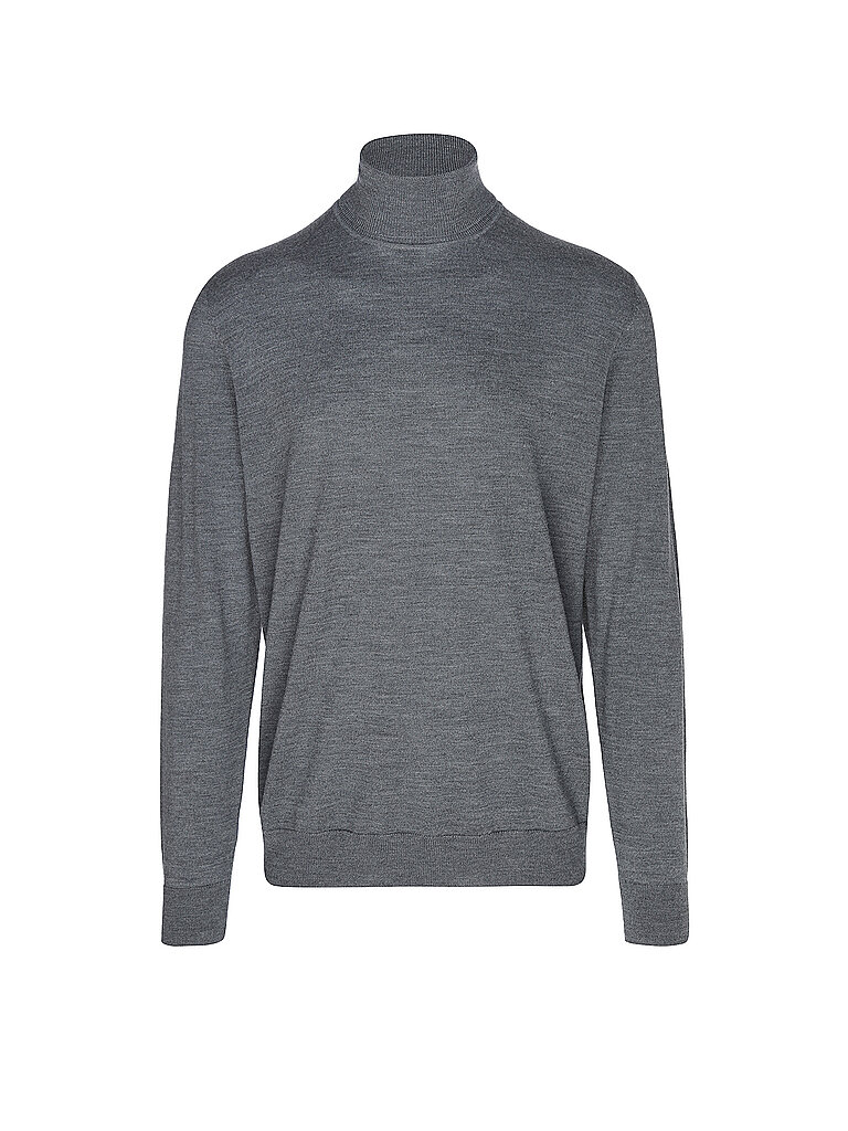 PROFUOMO Rollkragenpullover  grau | L von PROFUOMO