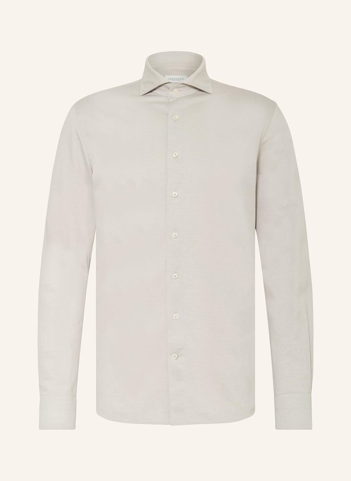 Profuomo Hemd Japanese Knitted Slim Fit beige Profuomo Hemd Japanese Knitted Slim Fit beige von PROFUOMO
