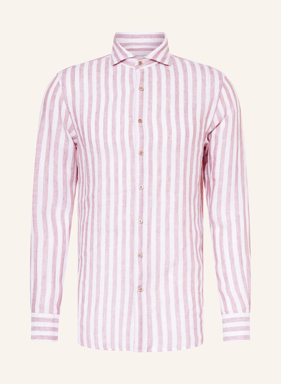 Profuomo Hemd Regular Fit Aus Leinen rosa Profuomo Hemd Regular Fit Aus Leinen rosa von PROFUOMO