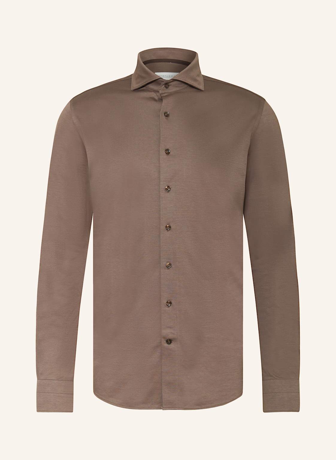 Profuomo Hemd Slim Fit beige