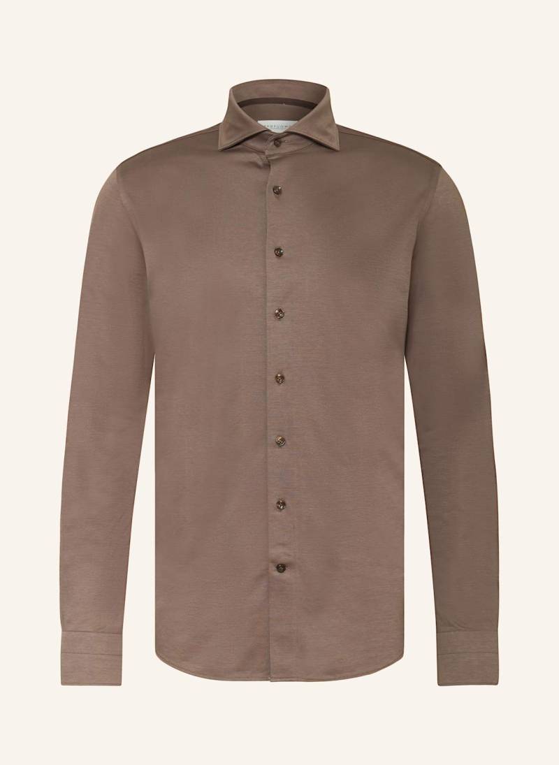 Profuomo Hemd Slim Fit beige von PROFUOMO