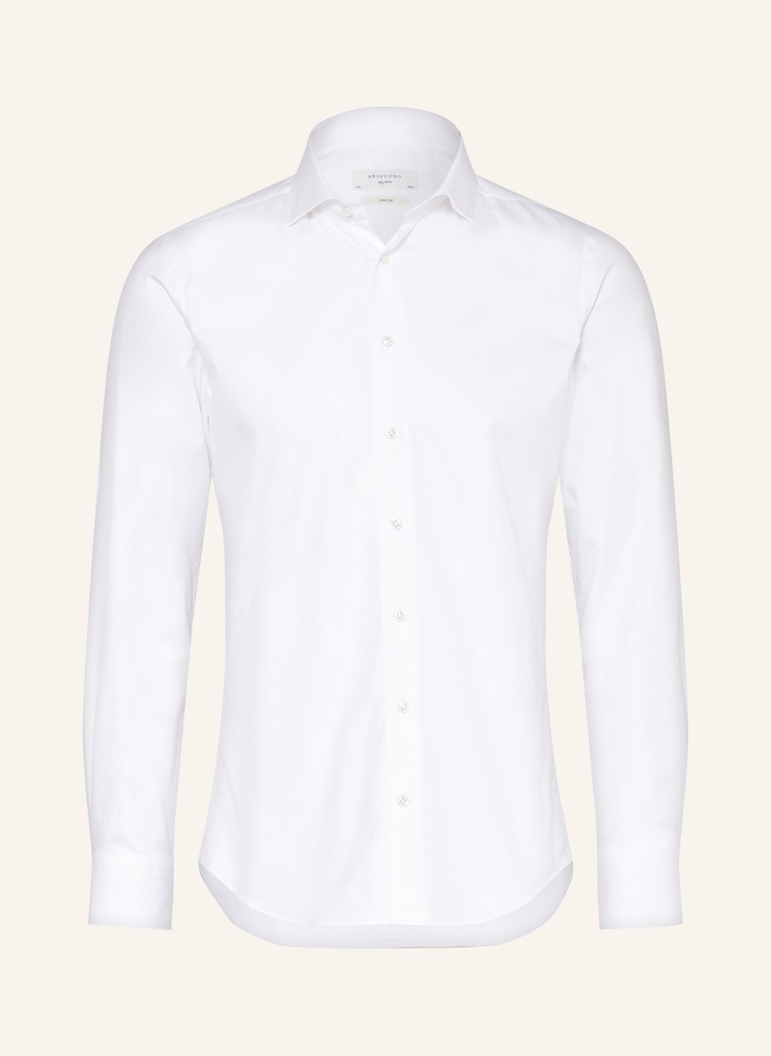 Profuomo Hemd Slim Fit weiss von PROFUOMO