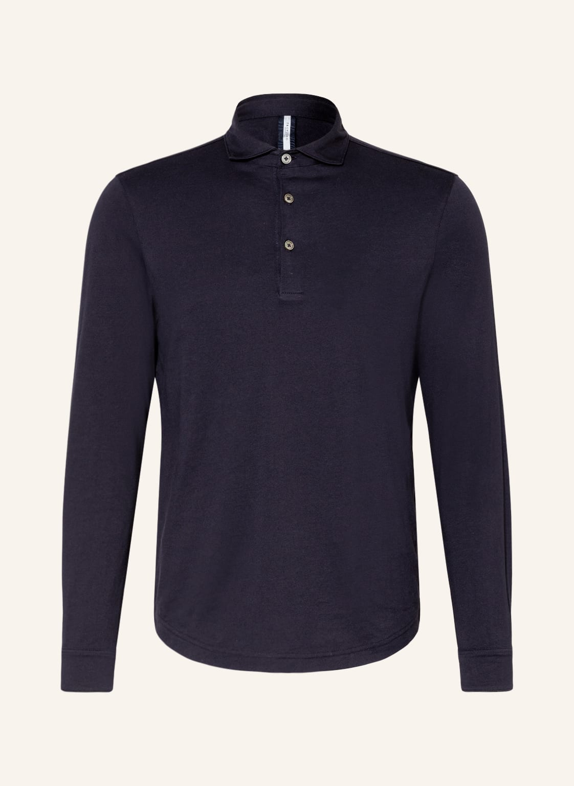 Profuomo Jersey-Poloshirt blau von PROFUOMO