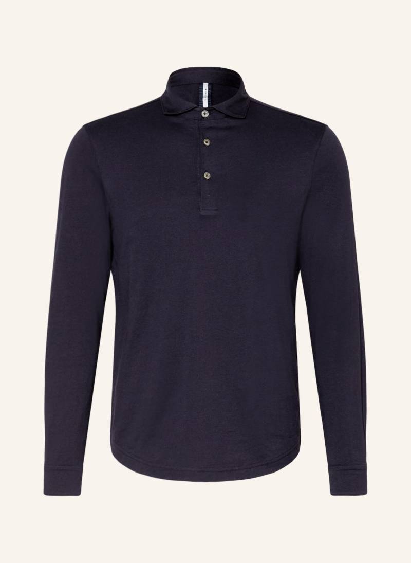 Profuomo Jersey-Poloshirt blau von PROFUOMO