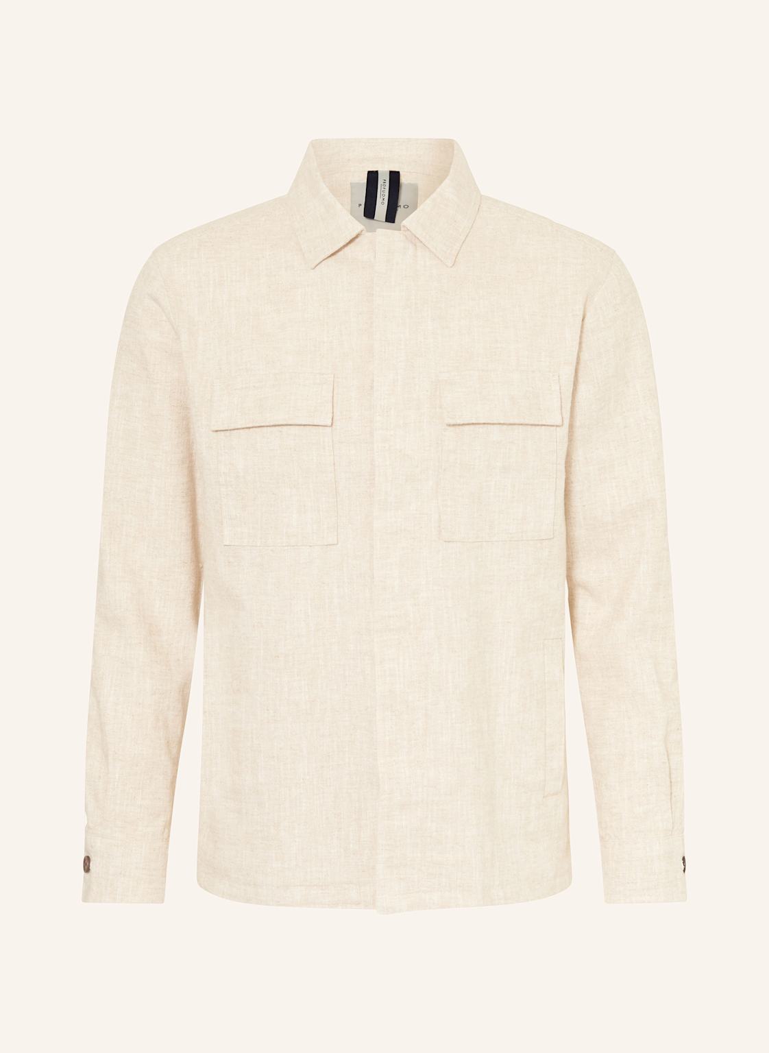 Profuomo Overshirt Mit Leinen beige von PROFUOMO