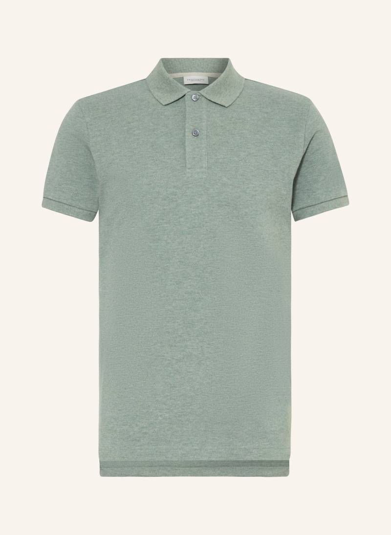 Profuomo Piqué-Poloshirt gruen von PROFUOMO